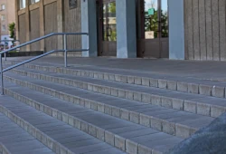 Concrete steps and sidewalks